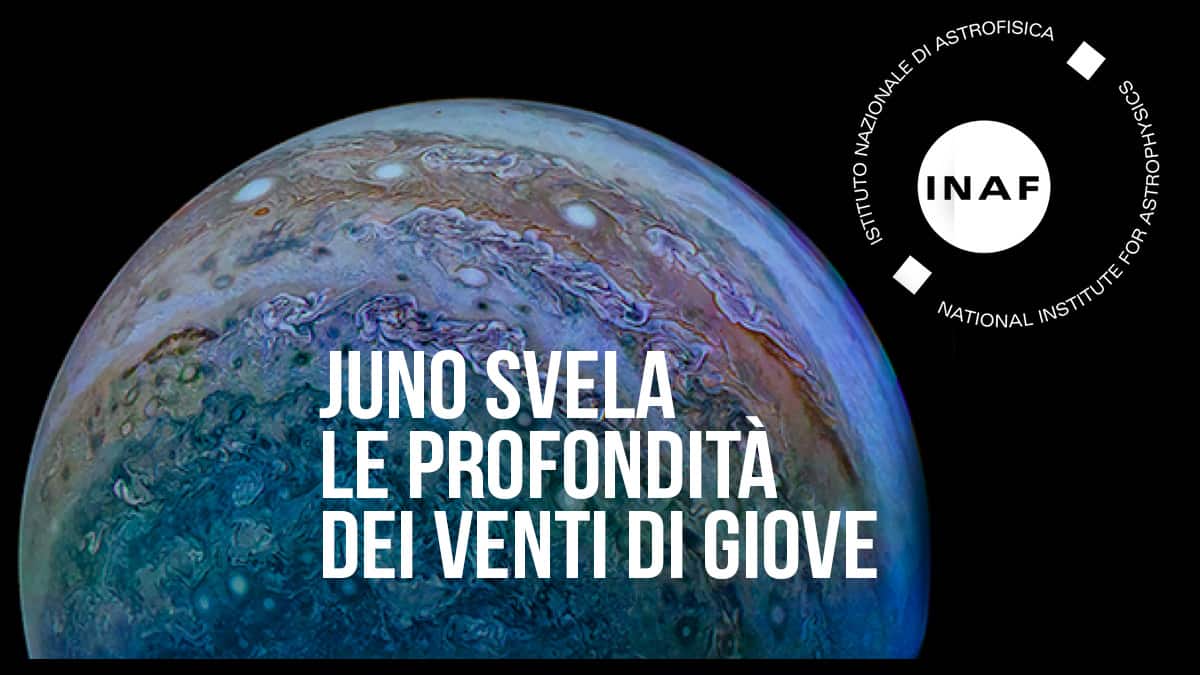 Juno svela le profondità dei venti di Giove.