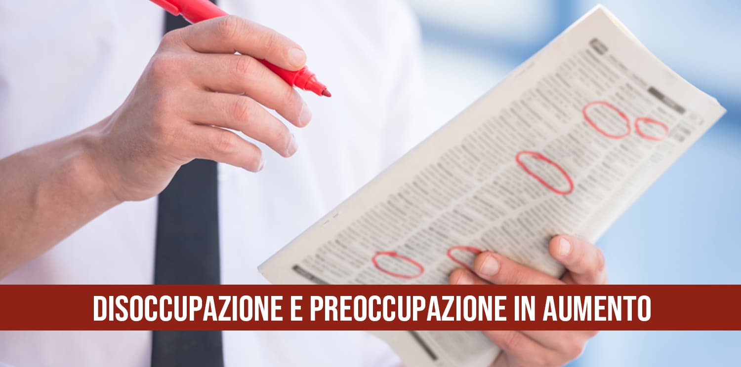 Disoccupazione in aumento