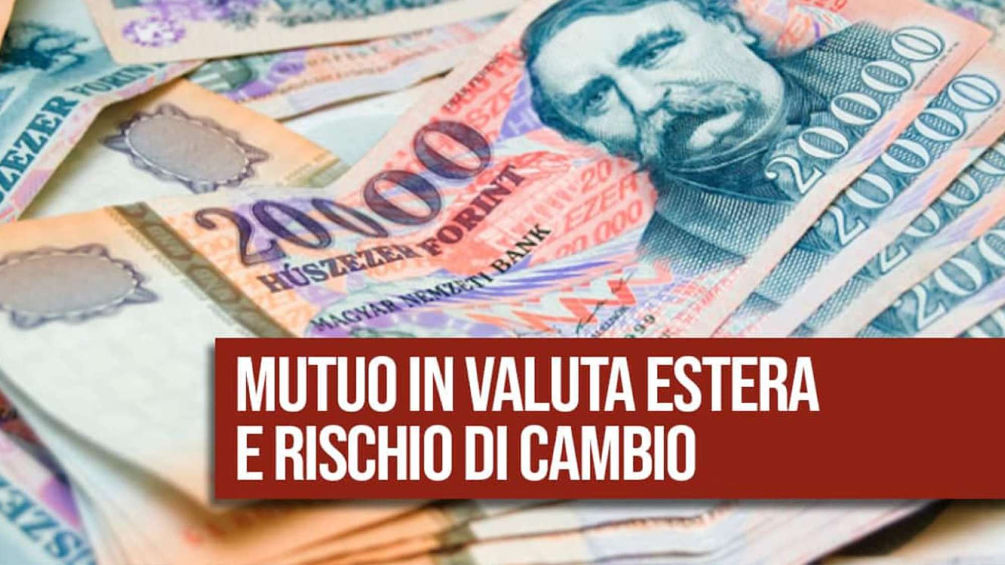 Mutuo in valuta estera e rischio cambio.